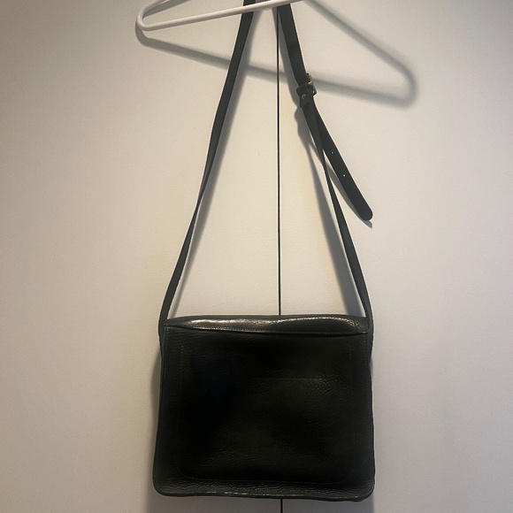 Kate Sheridan x TOAST Dark Forest Green Pebbled Leather Crossbody Bag - Picture 3 of 8